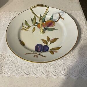 ROYAL WORCESTER EVESHAM FRUITS TIDBIT TRAY